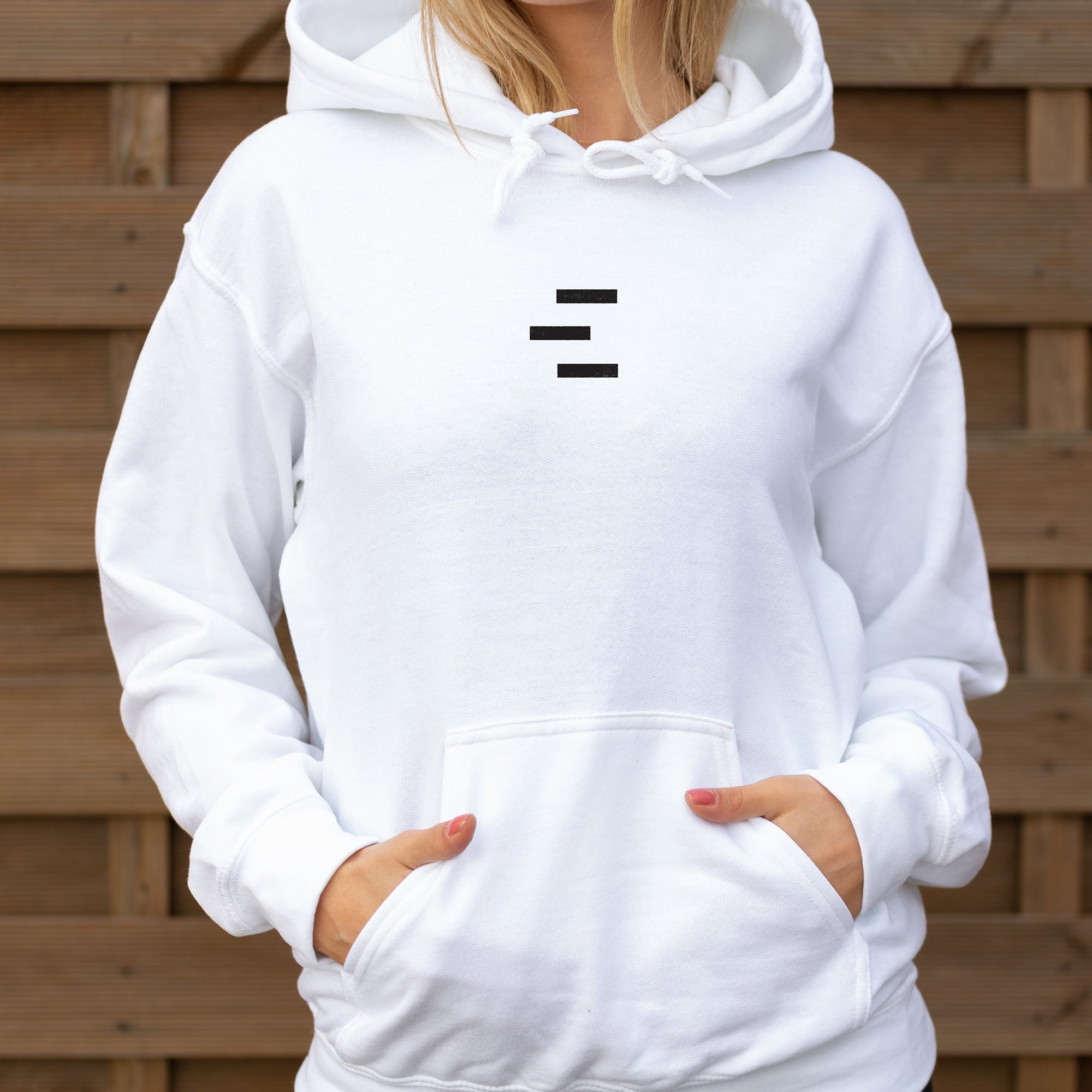 White best sale icon hoodie